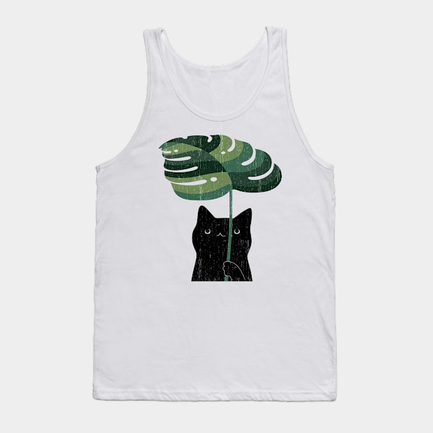 Totoro Monstera Tank Top by Number 17 Paint